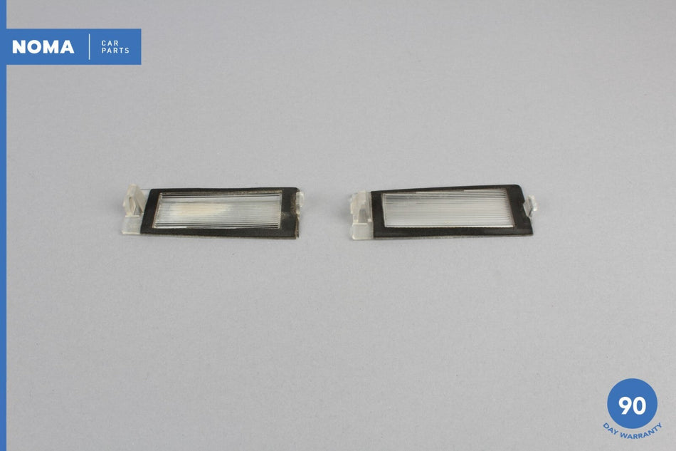 03-08 Jaguar S-Type X204 Rear License Plate Light Lamp Set of 2 XR8313A695AA OEM