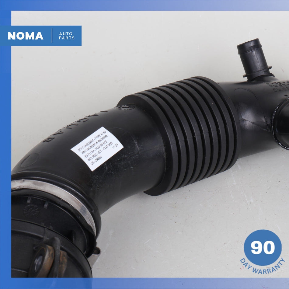 14-21 Jaguar X152 F-Type Left Side Intake Resonator Duct Tube Hose OEM 53k