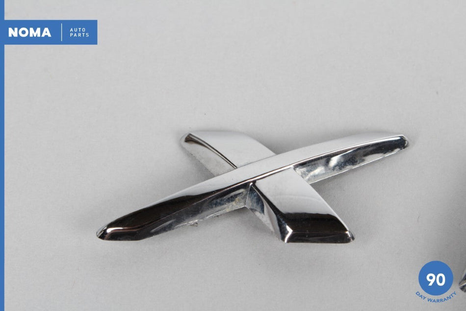 07-15 Jaguar XK X150 Rear Trunk Hatch Boot Emblem Badge Logo Emblem Set OEM