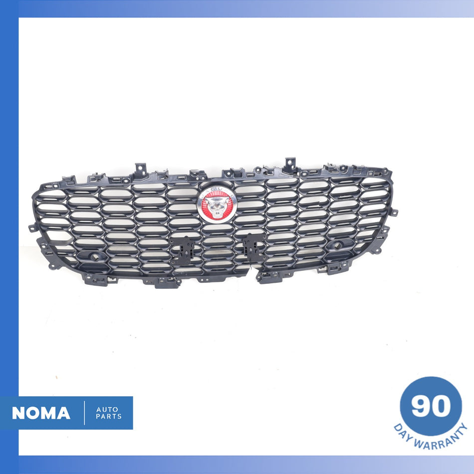 21-24 Jaguar X152 F-Type Front Bumper Grill Grille Black w/ Emblem T2R42273 OEM