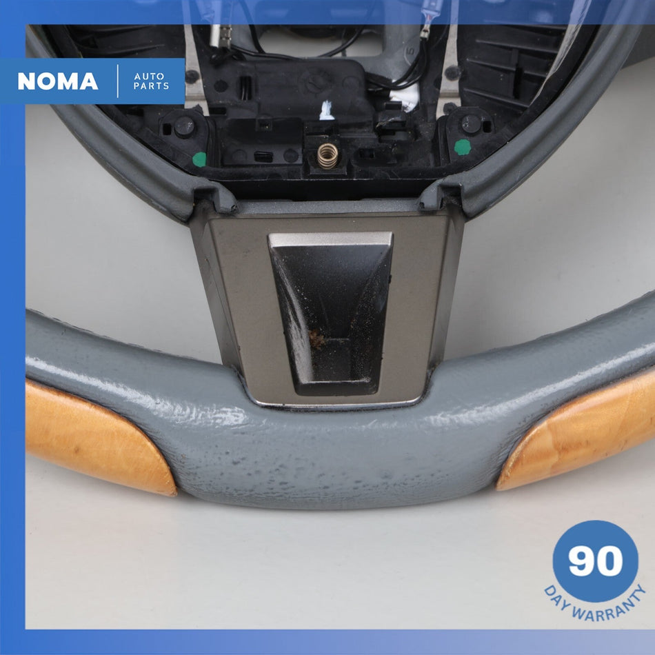 07-09 Jaguar X150 XK XKR Steering Wheel w/ Paddle Shifters Blue OEM