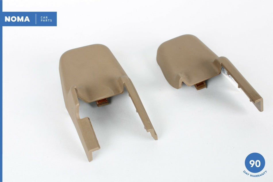 03-08 Jaguar S-Type X204 Front Left Driver Seat Rail Cover Trim SEL Set of 2 OEM