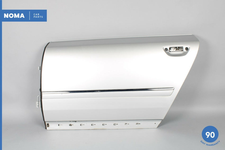 04-10 Audi A8L D3 Quattro Rear Left Side Exterior Door Shell Panel Silver OEM