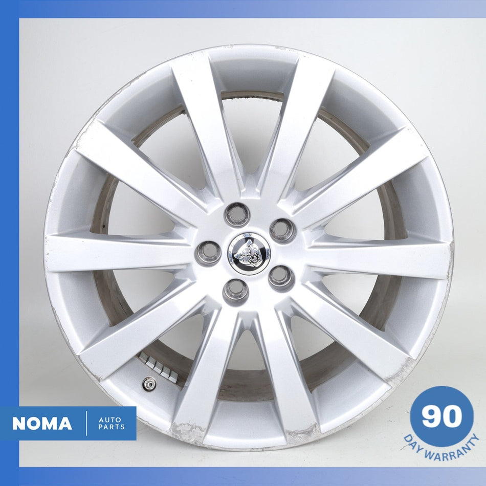 04-15 Jaguar X150 XK XF XJ8 Carelia 8.5 x R19 19" Front Wheel Rim Silver OEM