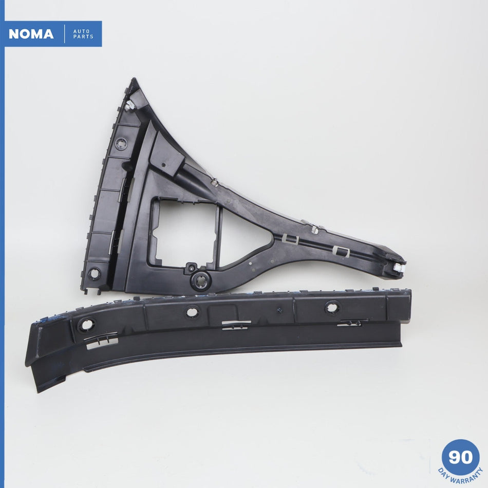 10-18 Jaguar XJ XJL X351 Rear Left Side Bumper Mounting Bracket Set of 2 OEM