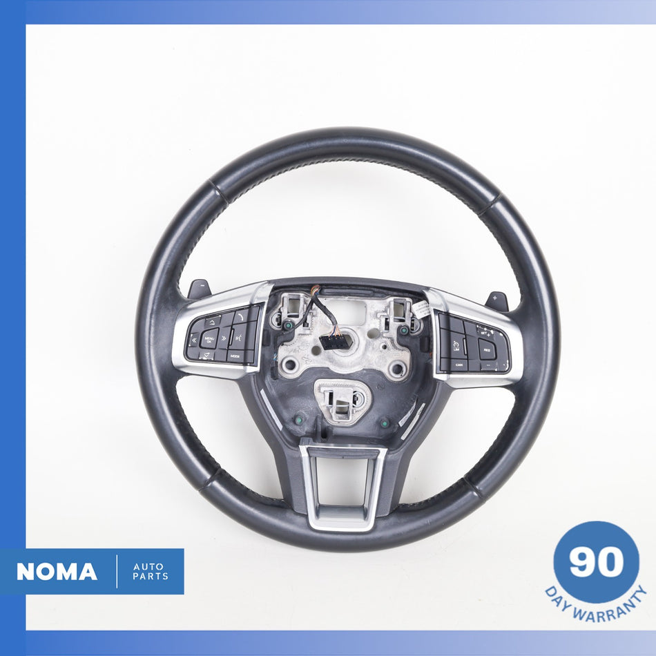 15-19 LR Discovery Sport L550 Steering Wheel w/ Paddle Shifters Black OEM