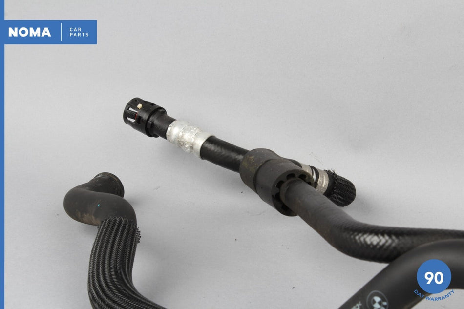 04-10 BMW 530i E60 E61 P/S Power Steering Fluid Reservoir w/ Hose Tube OEM