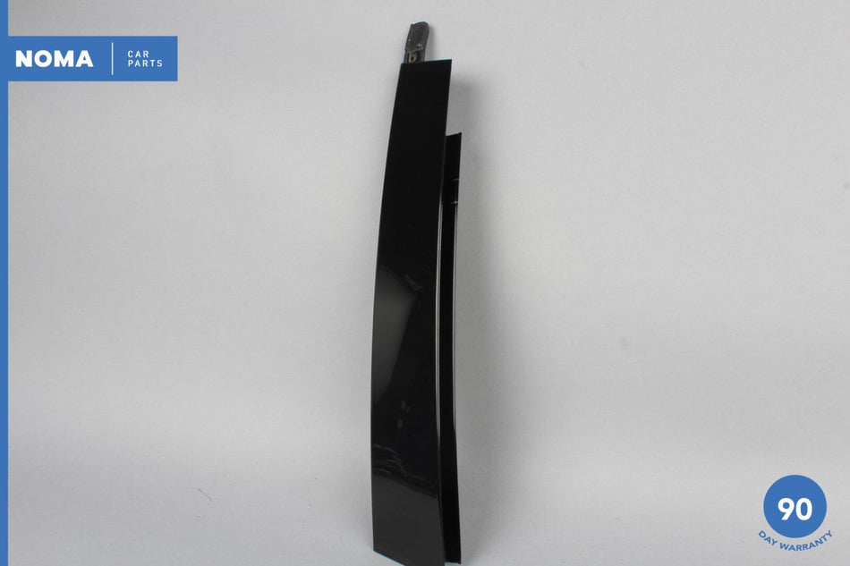 03-08 Jaguar S-Type X206 Front Right Side Outer Door B-Pillar Molding Black OEM