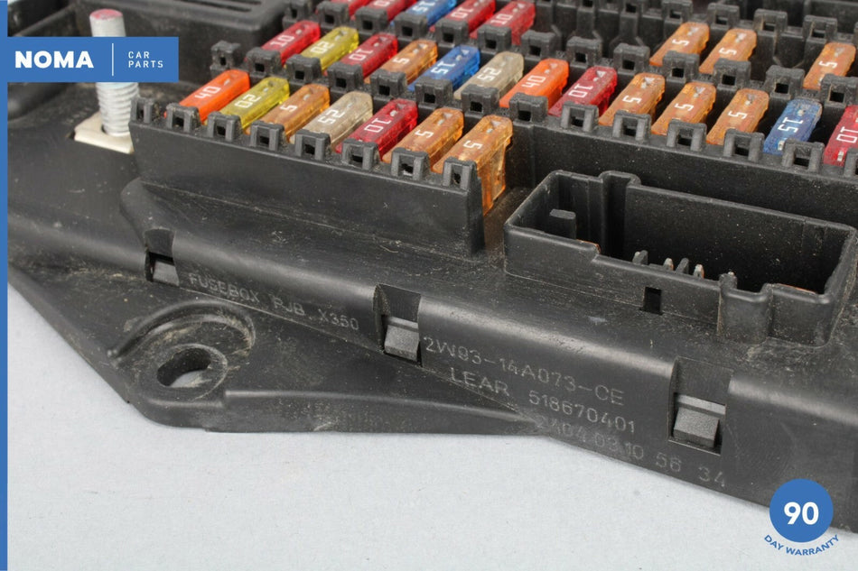 04-05 Jaguar XJ8 XJR VDP X350 Footwell Fusebox Fuse Box Relay 2W9314A073CE OEM