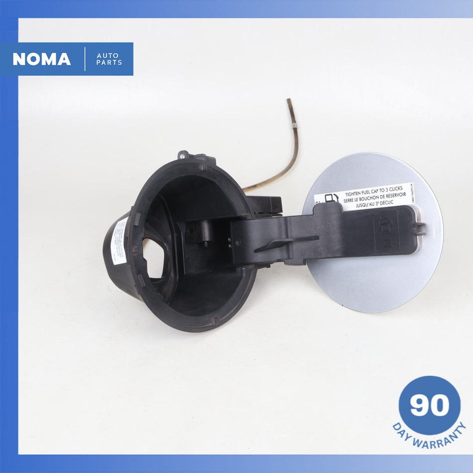 07-15 Jaguar X150 XK XKR Fuel Door Lid Gas Tank Cover w/ Bowl & Cap Silver OEM