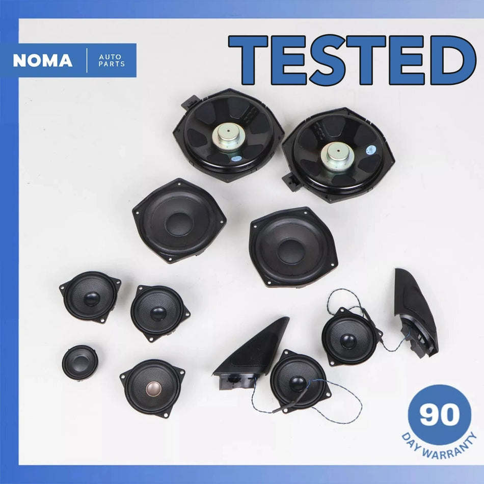 09-16 BMW E89 Z4 Front & Rear HiFi Stereo Speaker Set 65139192367 OEM 49k