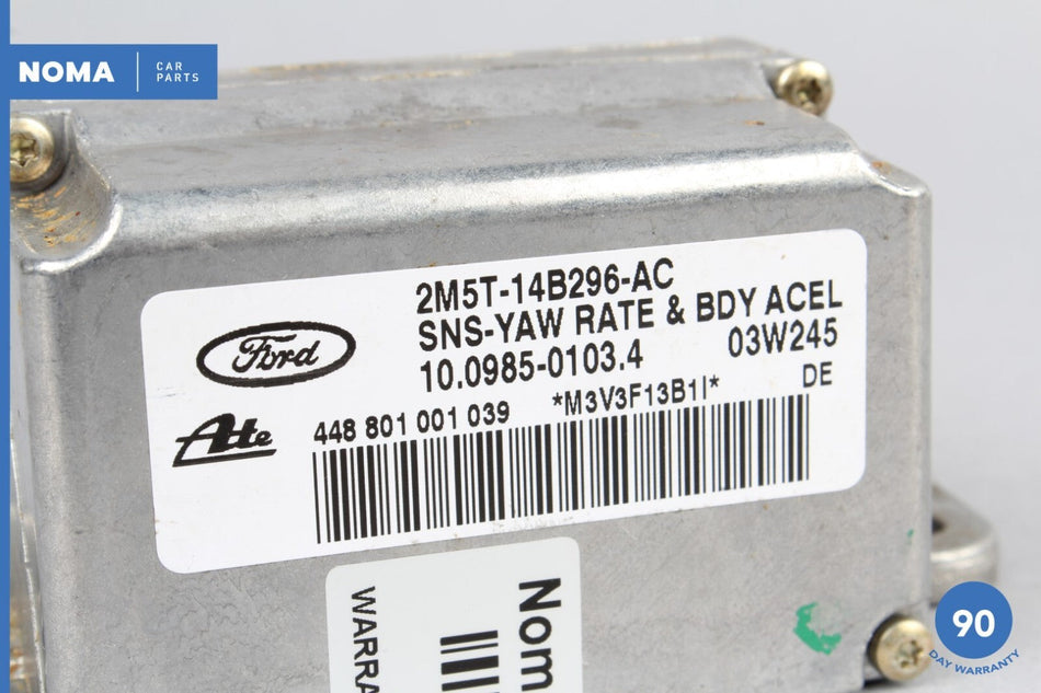 04-09 Jaguar XJ8 XJR Vanden Plas X350 X358 YAW Rate Body Sensor Module Unit OEM