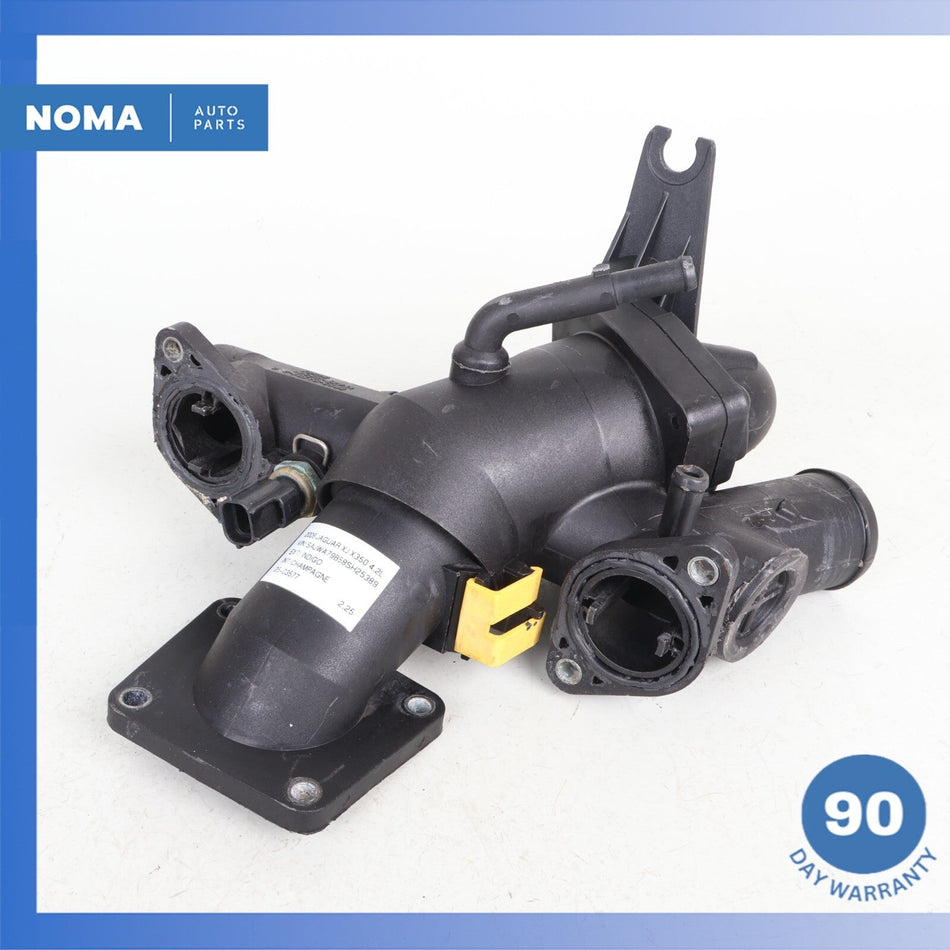 2007 Jaguar X150 XK Engine Coolant Thermostat Housing 6R838A504CC OEM