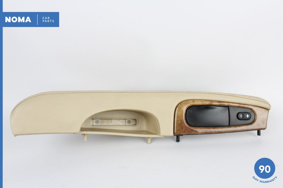 05-08 Jaguar S-Type X204 Rear Right Door Armrest Panel w/ Tray Wood SEL OEM