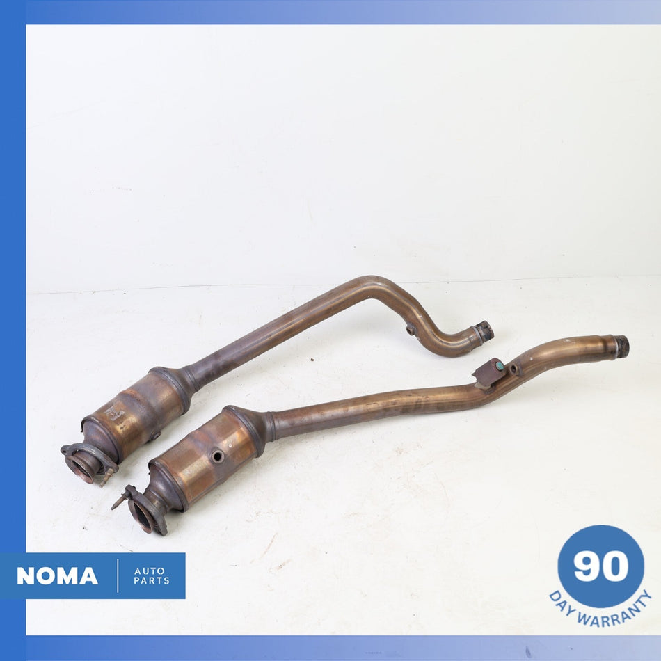 16-19 Jaguar X351 XJL XJ 3.0L Left & Right Side Exhaust Downpipe Set OEM 65k