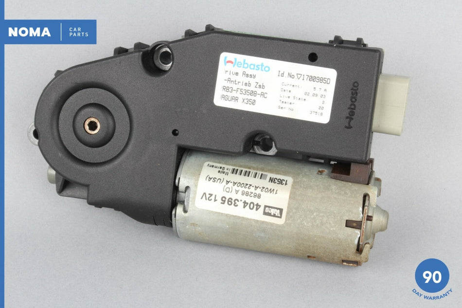04-09 Jaguar XJ8 VDP  X350 Sunroof Sun Roof Control Gear Motor 2R83F53508AC OEM