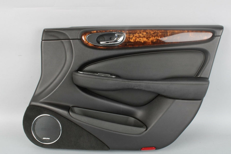 05-07 Jaguar XJ8 X350 Front Right Passenger Side Door Panel Trim Wood OEM
