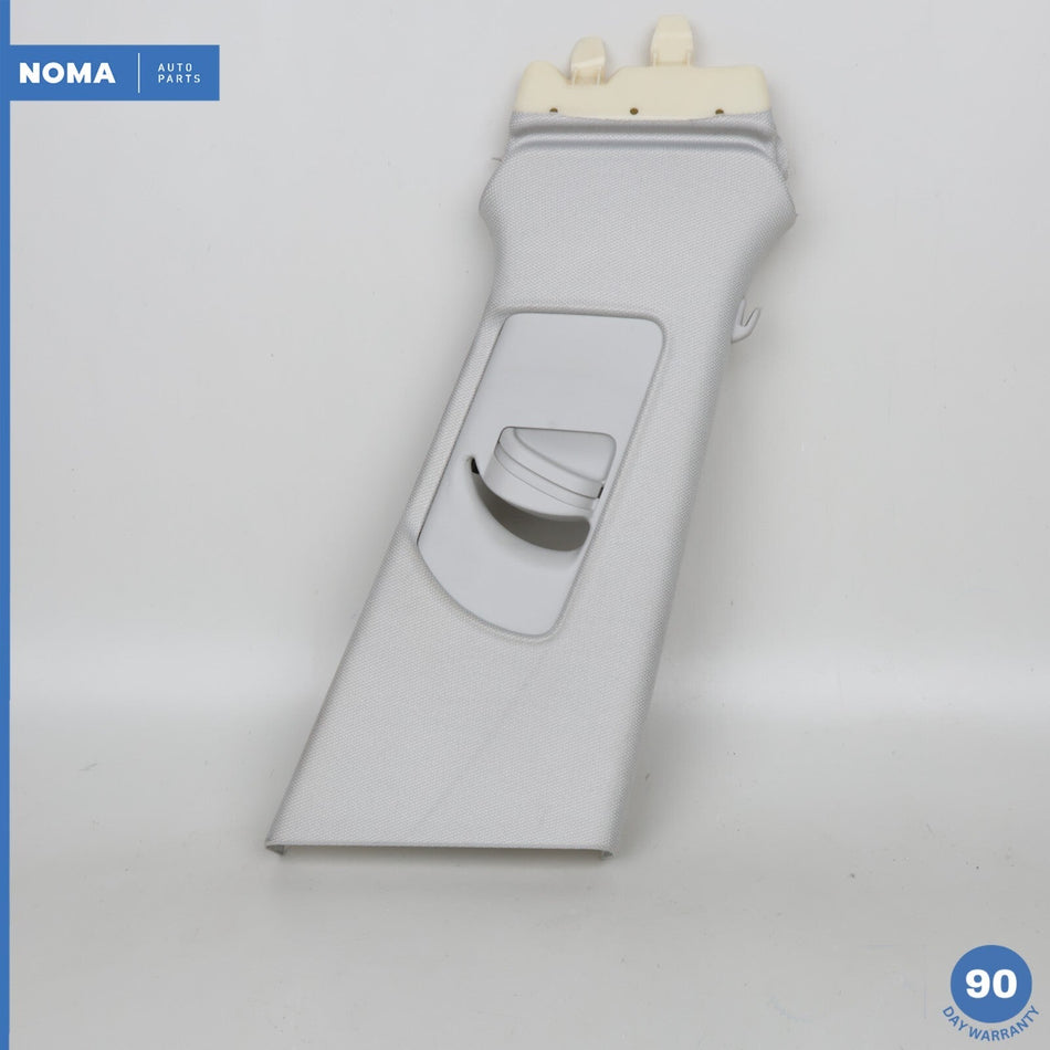 09-12 Audi A4 S4 B8 Right Passenger Upper B Pillar Cover Panel Trim Gray OEM