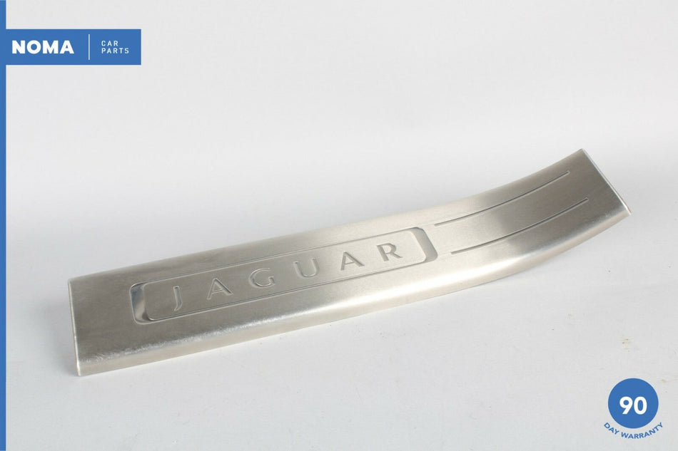 10-18 Jaguar X351 XJL LWB Rear Left Door Scuff Tread Plate AW9313245BG OEM