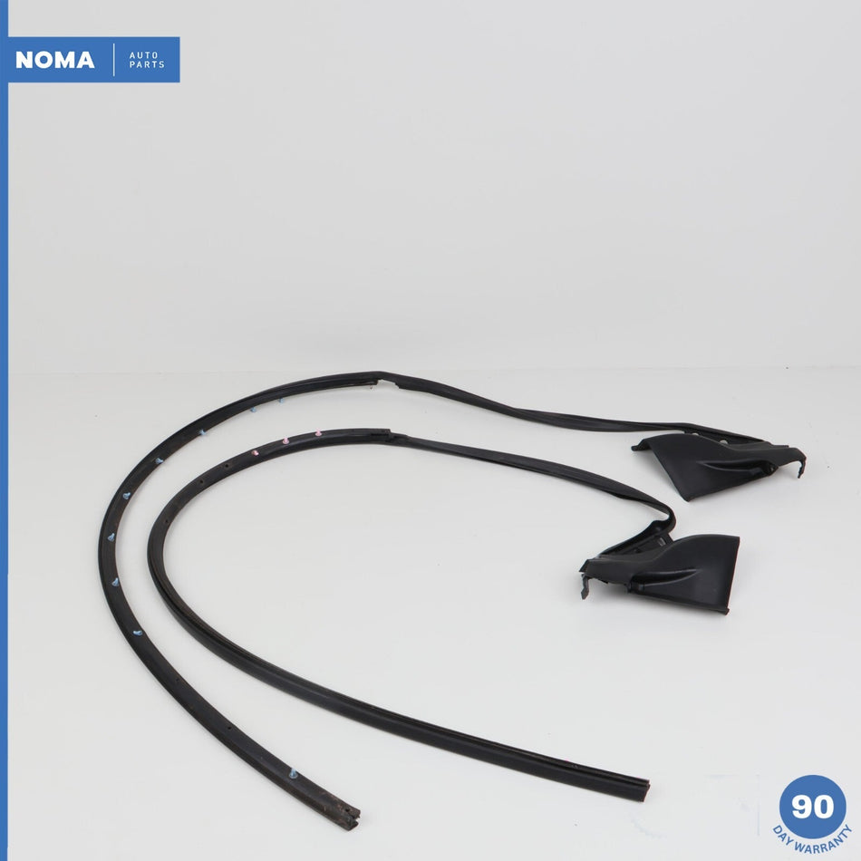07-15 Jaguar XK XKR X150 Front Left & Right Side Body Weather Strip Seal Set OEM