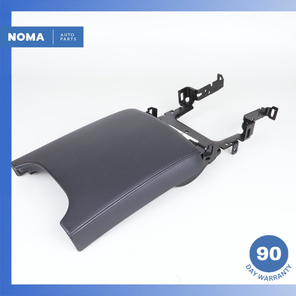 10-19 Jaguar X351 XJ XJR Center Console Armrest Lid Trim w/ Bracket Black OEM