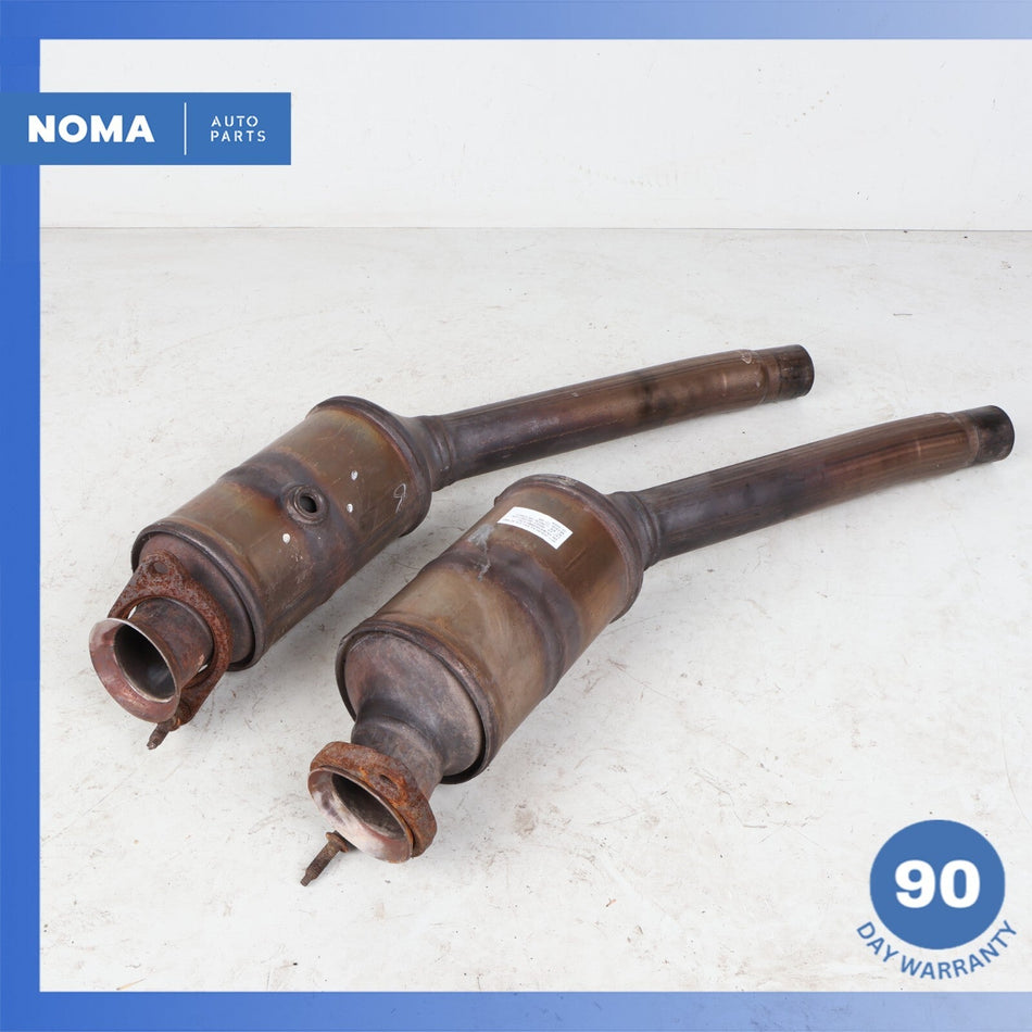 10-12 Jaguar X351 XJL XJ 5.0L Left & Right Side Exhaust Downpipe Set OEM