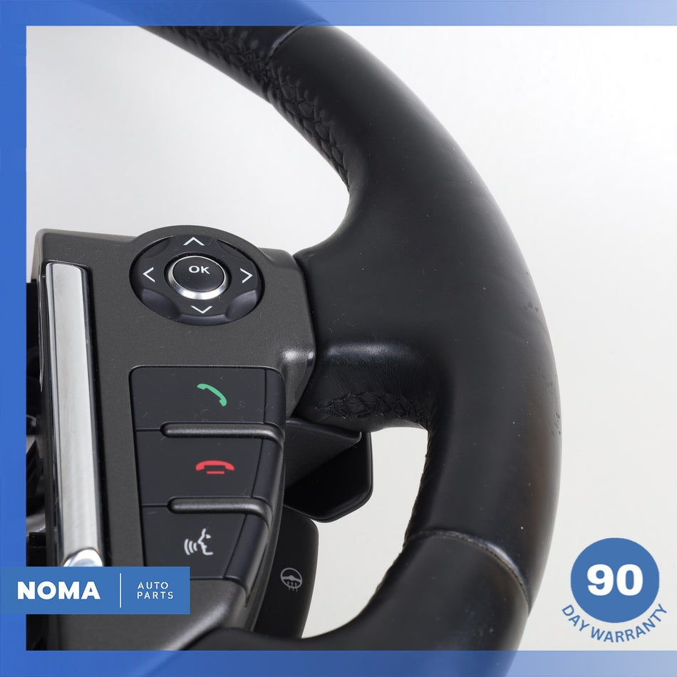 14-16 Land Rover L319 LR4 Steering Wheel w/ Paddle Shifters Black LR052229 OEM
