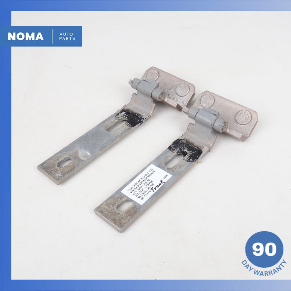 86-96 Jaguar XJS Series 3 Convertible Left & Right Trunk Hinge Set of 2 OEM
