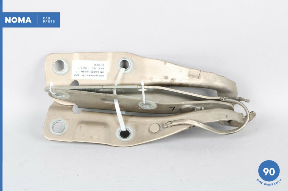 03-04 Jaguar S-Type X202 Front Left & Right Side Hood Hinge Set of 2 SEC OEM