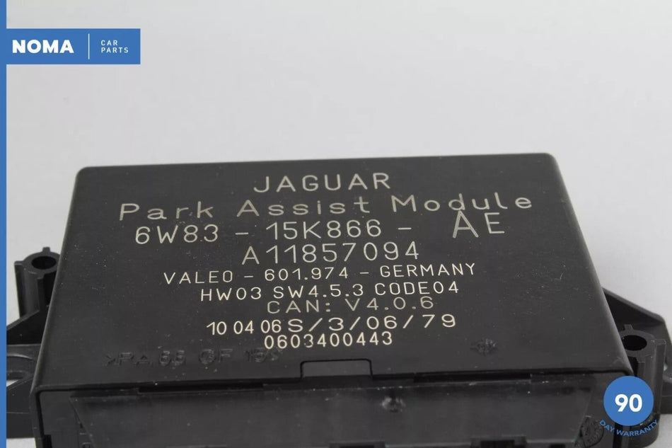 07-12 Jaguar X150 XK XFR Parking Aid Assist Control Module Unit 6W8315K866AD OEM