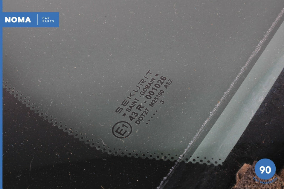 04-09 Jaguar XJ8 XJR X350 X358 Rear Right Side Quarter Corner Window Glass OEM