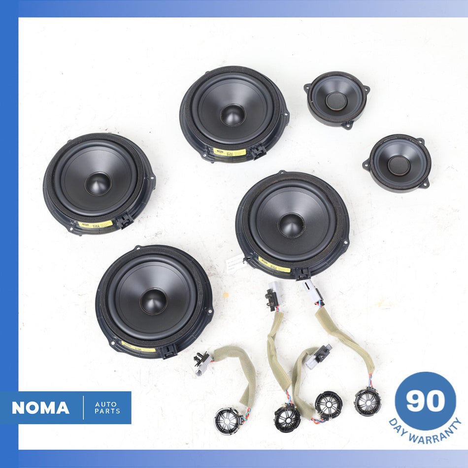 12-19 Land Rover Discovery Sport L550 Front & Rear Hi-Line 600W Speaker Set OEM