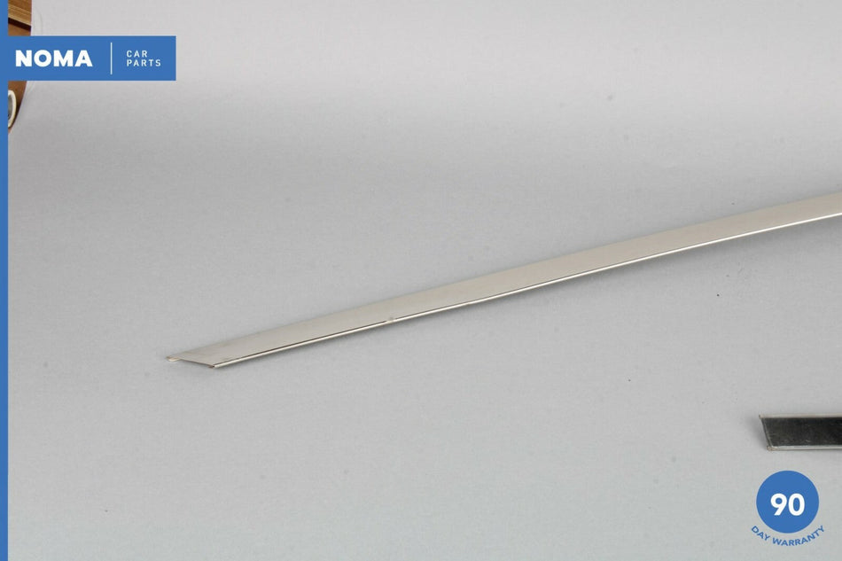 95-97 Jaguar XJ6 VDP X300 Front Left Driver Door Window Molding Chrome Set OEM