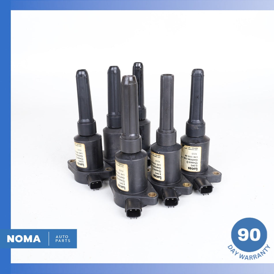 95-97 Jaguar XJS Series 3 XJ6 4.0L Engine Ignition Plug Coil Set LHE1510AB OEM