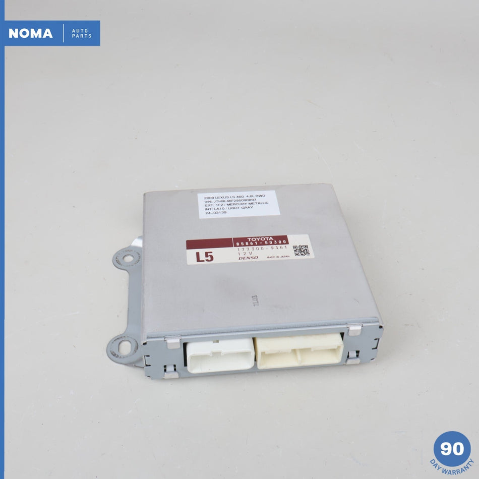 09-11 Lexus LS460 XF40 Rear Left Seat Climate Control Module 85861-50300 OEM