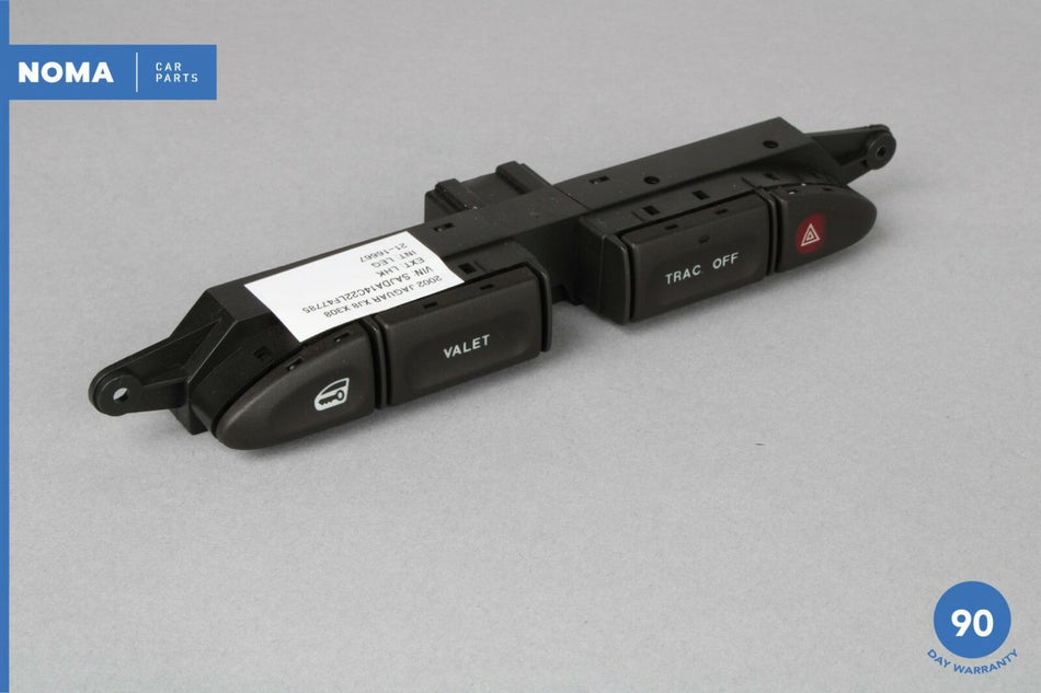 98-03 Jaguar XJ8 VDP X308 Lock Valet & Traction Hazard Switch Control Panel OEM