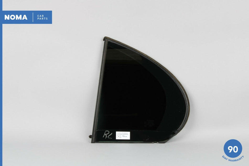 03-08 Jaguar S-Type X204 Rear Left Driver Side Quarter Door Window Glass OEM