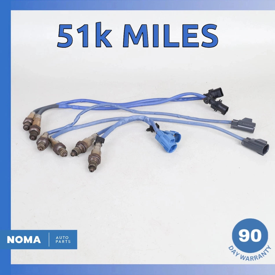 14-24 Jaguar X152 F-Type Upstream Downstream Heated Oxygen Sensor Set OEM 51k