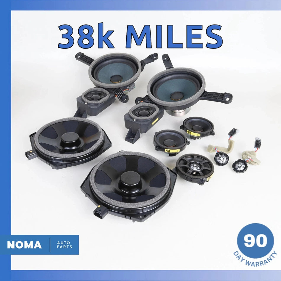 14-20 Jaguar X152 F-Type Front & Rear Premium Audio 1200W Speaker Set OEM 38k