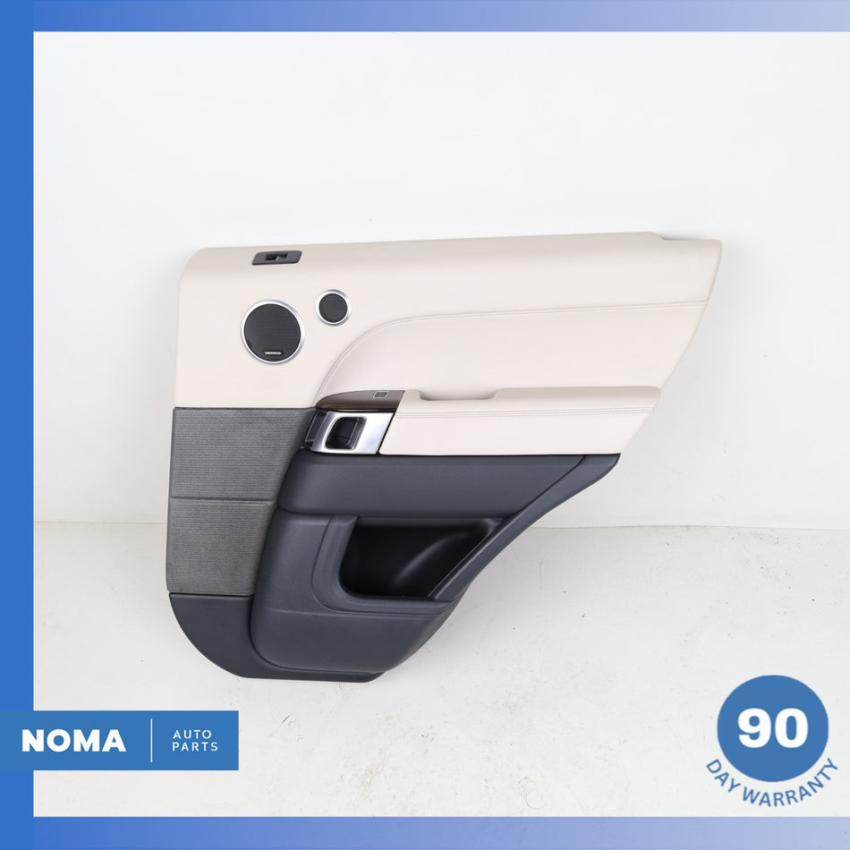 14-17 Range Rover Sport L494 Rear Right Side Interior Door Panel Trim Beige OEM