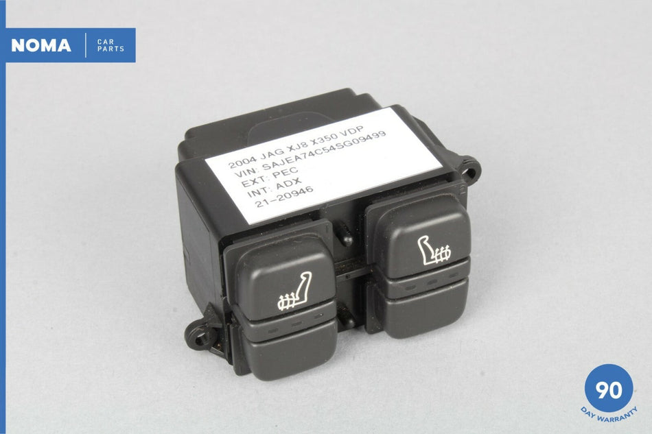 04-09 Jaguar XJR XJ8 VDP X350 Rear Center Console Heated Seat Control Switch OEM