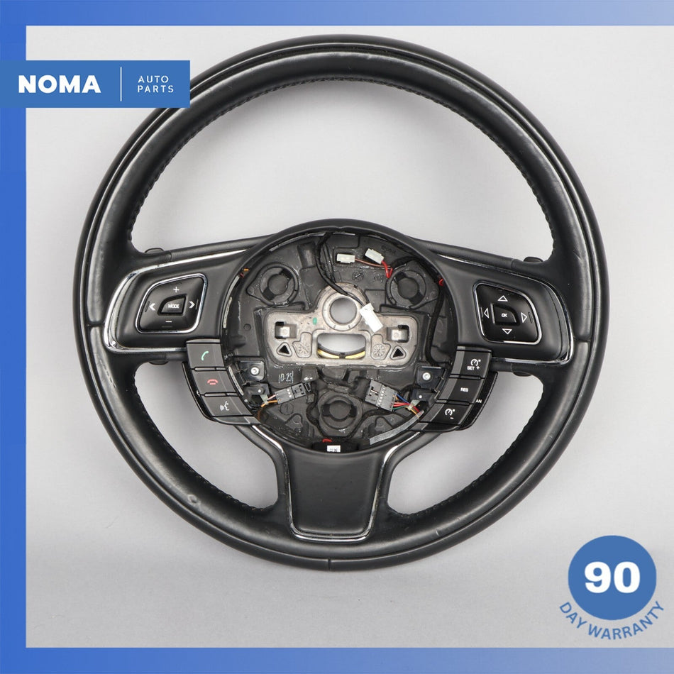 10-19 Jaguar X351 XJ XJL XJR Steering Wheel w/ Paddle Shifters Black OEM