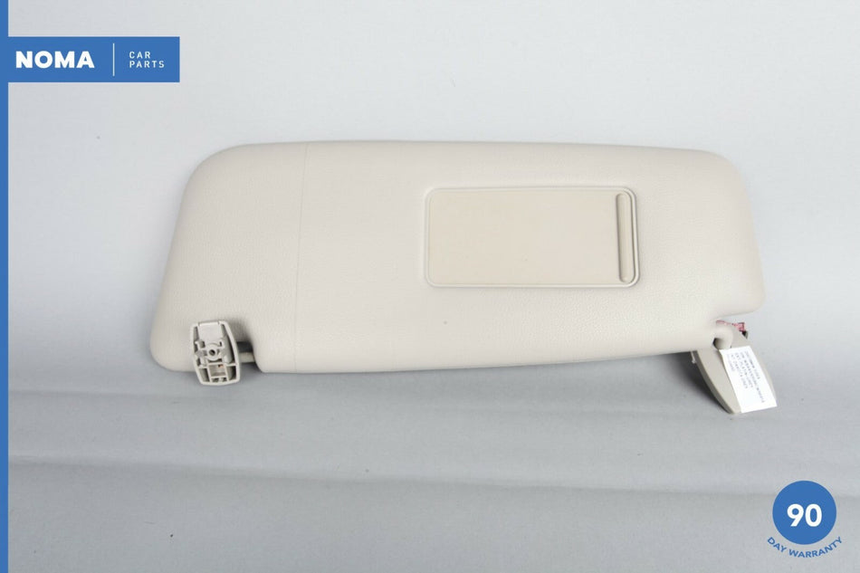 04-10 BMW 535i 535xi E60 Left Driver Side Sun Visor w/ Vanity Mirror Gray OEM