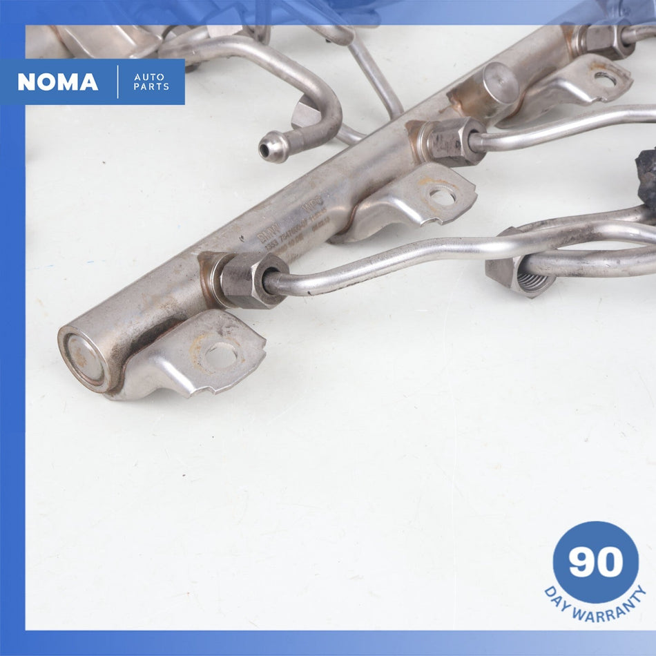 08-14 BMW F10 550i 750Li N63B44 4.4L Engine Fuel Injection Rail Set OEM