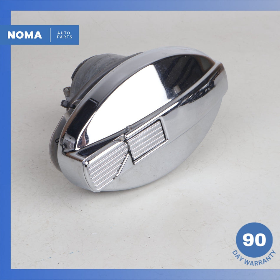 86-96 Jaguar XJS Series 3 Convertible Fuel Gas Filler Door Lid Chrome OEM