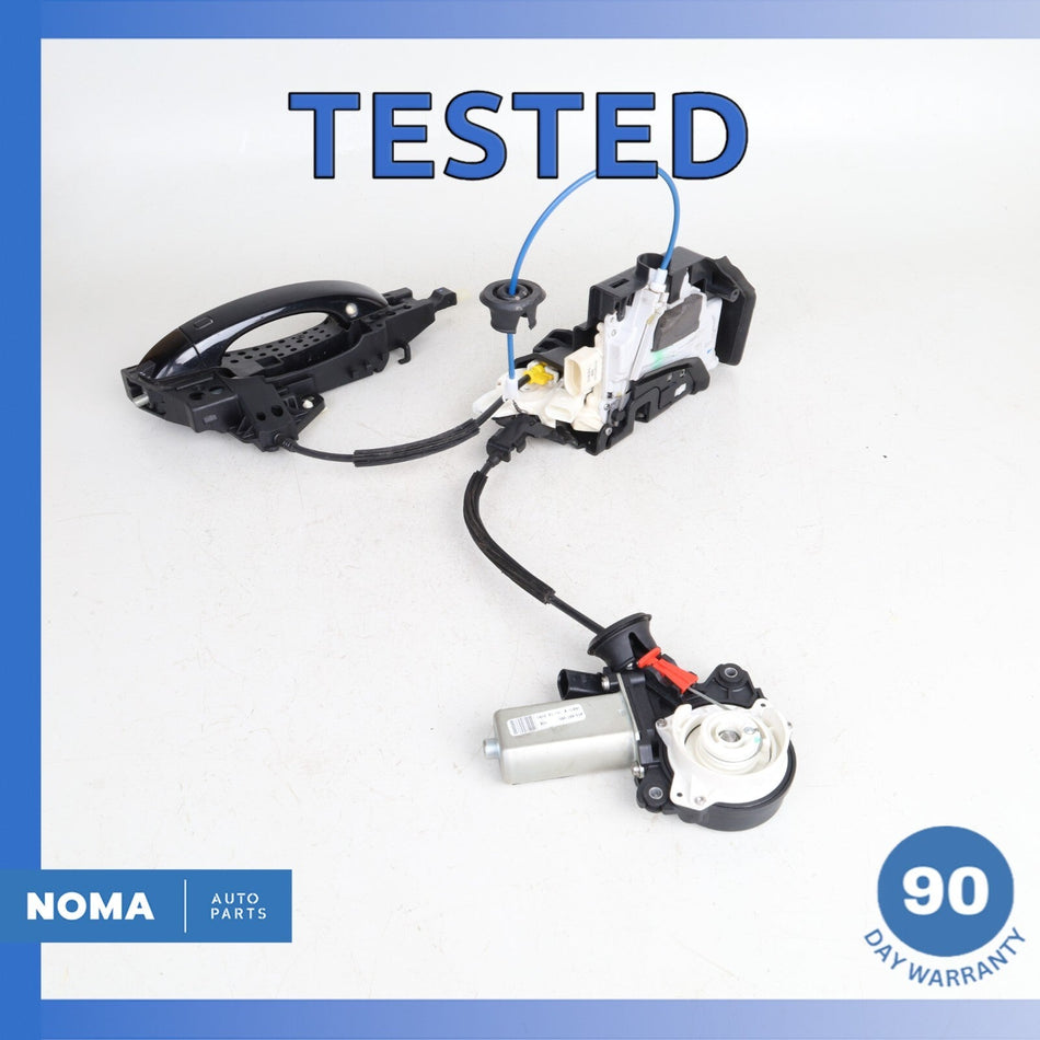 11-14 Audi D4 A8L Rear Right Exterior Door Handle w/ Lock & Motor 4F0837060 OEM