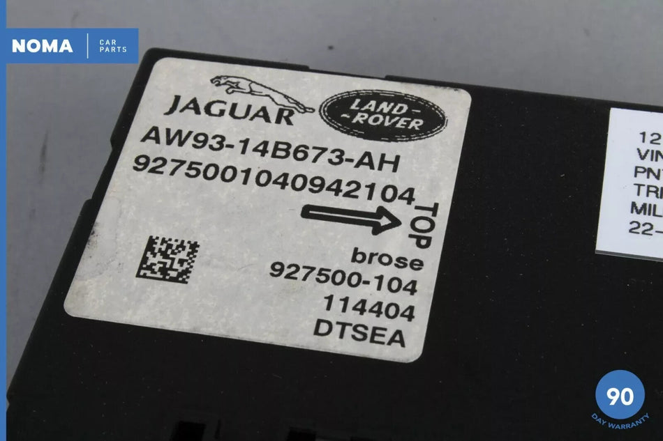 11-15 Jaguar X351 XJ XJR Rear Electronic Trunk Control Module AW9314B673AH OEM