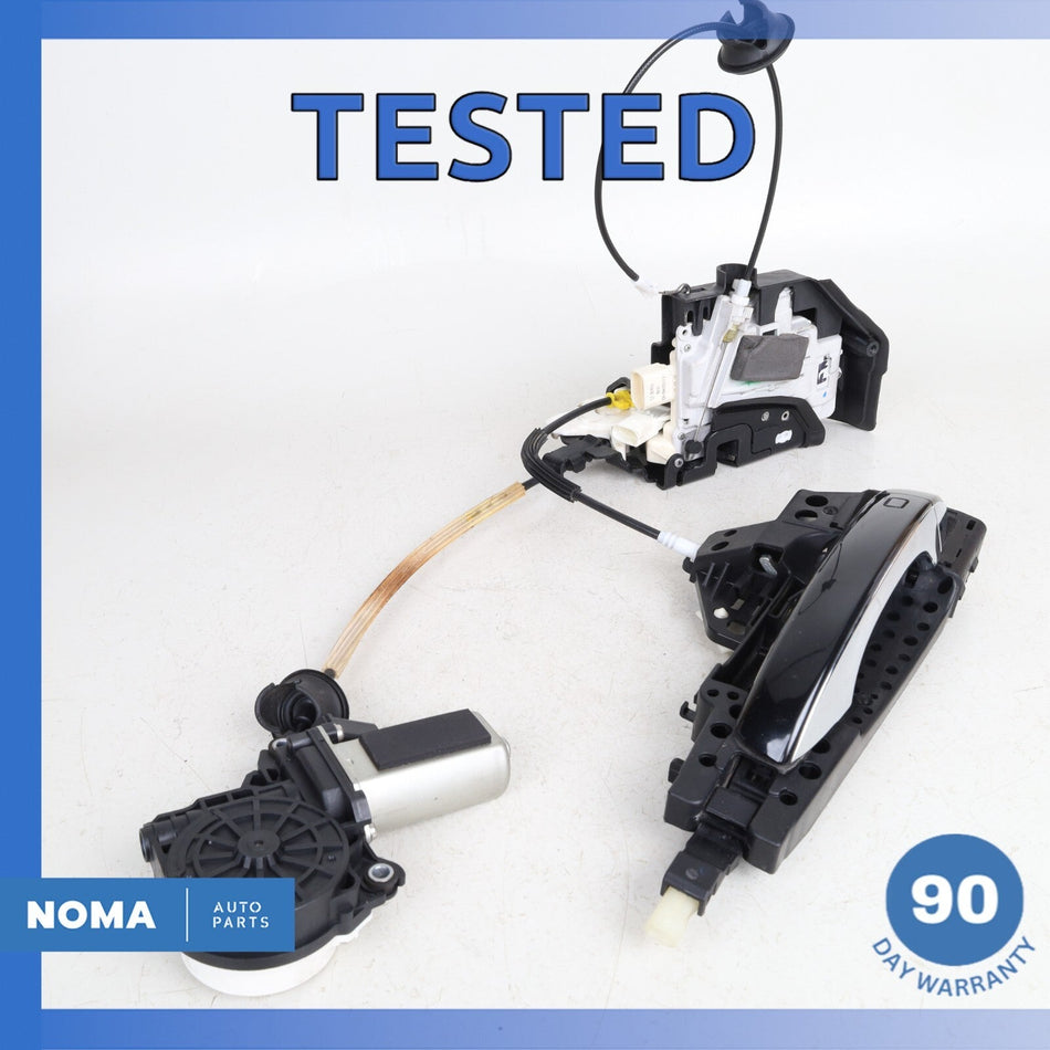 11-14 Audi D4 A8L Front Right Exterior Door Handle w/ Lock & Motor 4F0837060 OEM