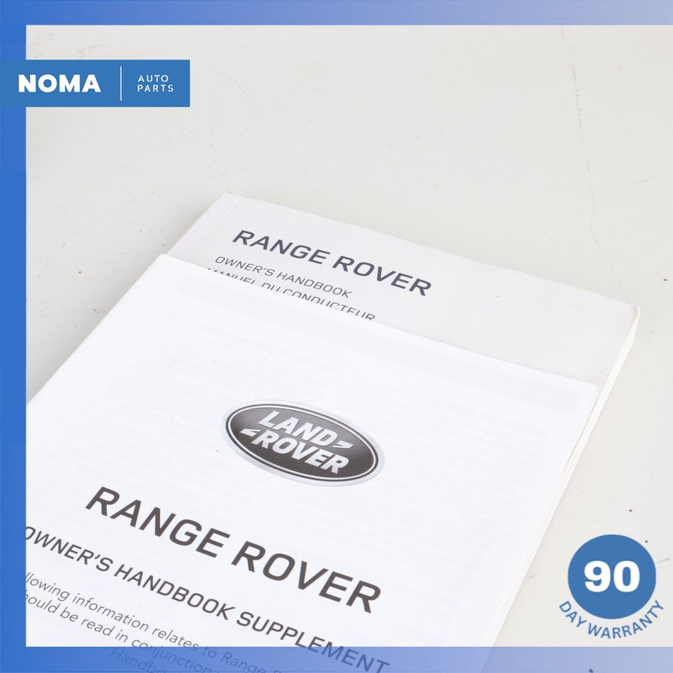 2014 LR Range Rover L405 Owner's Operator's Manual Book Assembly OEM