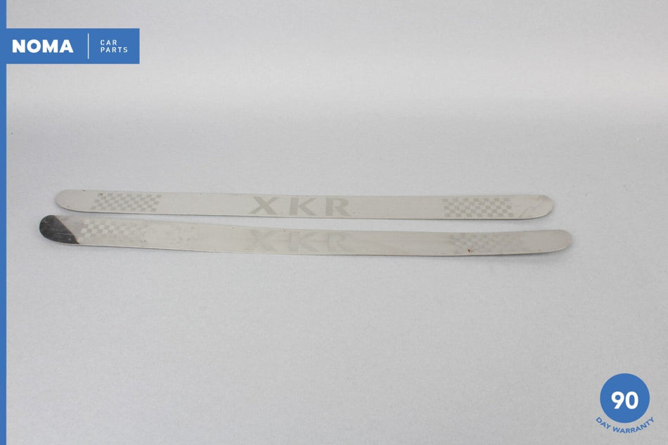 2006 Jaguar XKR X100 Front Left and Right Side Scuff Tread Panel Trim Set OEM